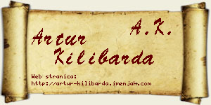 Artur Kilibarda vizit kartica